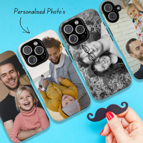 Fathers Day Personalised Photo Phone Case iPhone, Samsung Galaxy S, Google Pixel